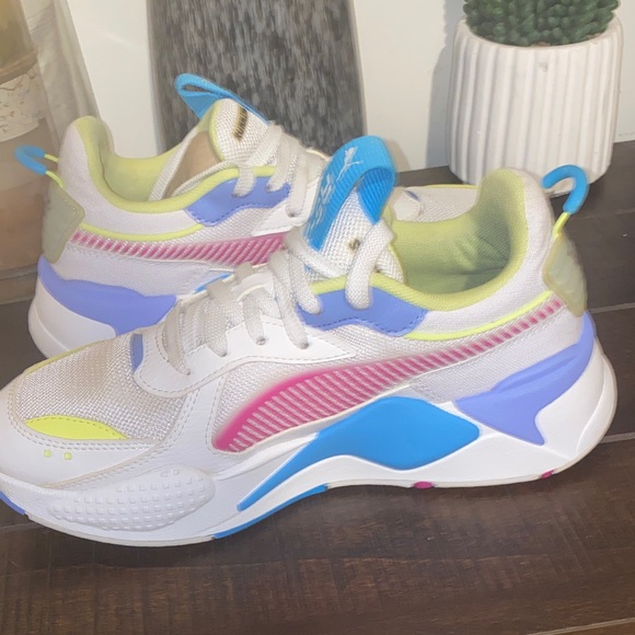 Puma RS-X Airbrush Ultra Magenta Athletic Running Shoes Size 7.5 - Picture 8 of 16